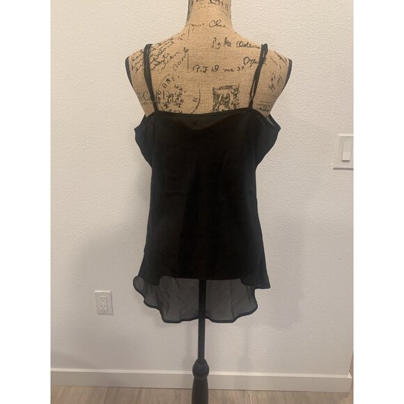 (F-158) Shorts sleeves womens top size L black‎ color - Picture 4 of 5